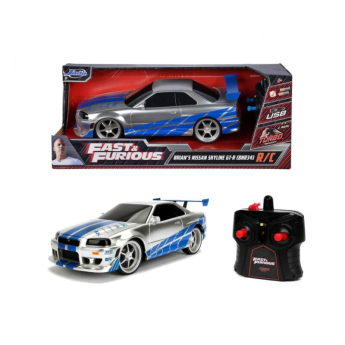 Model Rychle a Zběsile Nissan Skyline na dálkové ovládání 1:16