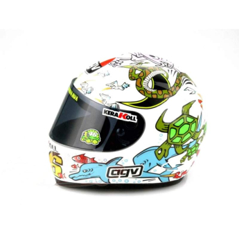 Модели на автомобили и мотоциклети модел на каска 1:5 Moto GP Valentino Rossi Valencia 2005