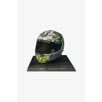 Модели на автомобили и мотоциклети модел на каска 1:5 Moto GP Valentino Rossi Valencia 2005