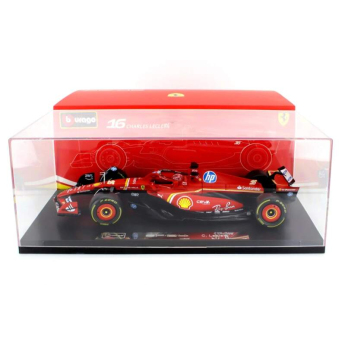 Модели на автомобили и мотоциклети модел 1/18 Ferrari SF-24 - Charles Leclerc - Deluxe edice