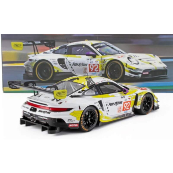 Модели на автомобили и мотоциклети модел 1/18 Porsche 911 GT3 R #92 Bachler/Malykhin/Sturm 24H Le Mans 2024