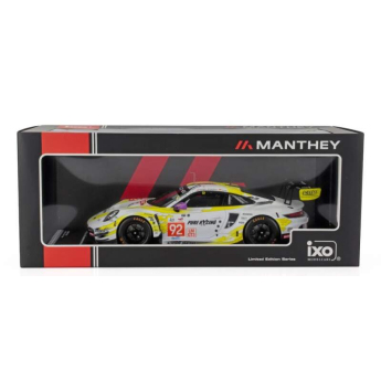 Модели на автомобили и мотоциклети модел 1/18 Porsche 911 GT3 R #92 Bachler/Malykhin/Sturm 24H Le Mans 2024