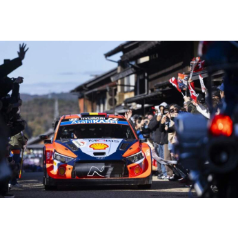 Модели на автомобили и мотоциклети модел 1/18 IXO Hyundai I20 N WRC Rally Japan 2024 World Champion T. Neuville