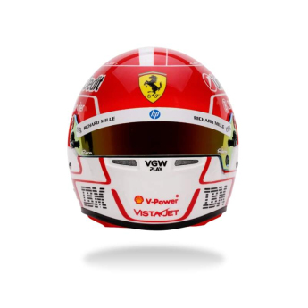 Modely aut a motorek model přilby 1/2 Charles Leclerc 2025