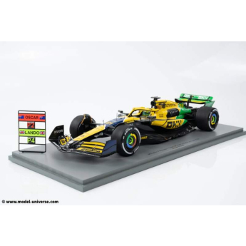 Модели на автомобили и мотоциклети модел 1/18 Mclaren MCL38 Oscar Piastri Monaco GP 2024 - unboxed goods