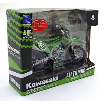 Модели на автомобили и мотоциклети модел 1/12 Kawasaki KX 450 ELI TOMAC