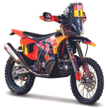 Model motocyklu Red Bull KTM 450 Rally Dakar 2024 Toby Price nr.8 1:6