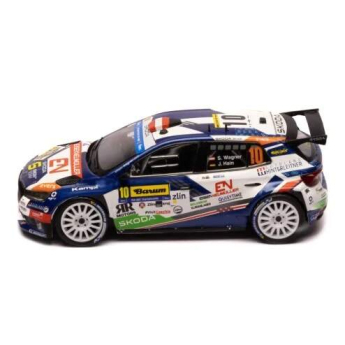Модели на автомобили и мотоциклети модел 1/43 Škoda Fabia Rally2 - Barum Rally 2024 #10 S.Wagner - J.Hain