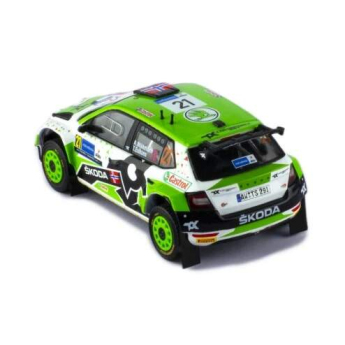 Модели на автомобили и мотоциклети модел 1/43 Fabia Rally2 EVO #21 A.Mikkelsen - T.Eriksen Rally Estonia 2022