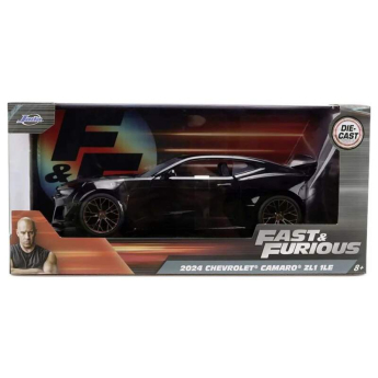 Model Chevrolet Camaro 2024 ZL1 1LE Black - Fast & Furious 1:24