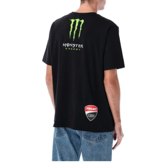 Ducati Corse мъжка тениска Monster Energy logo black 2026