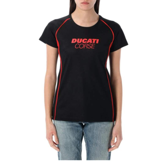 Ducati Corse дамска тениска with inscription 2026