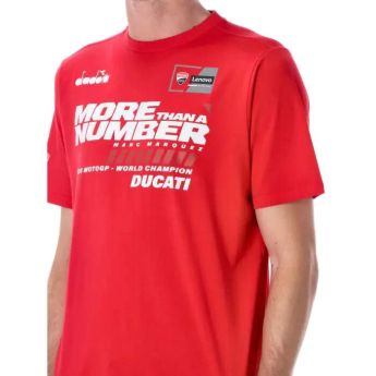 Marc Márquez мъжка тениска More Than a Number red 2025