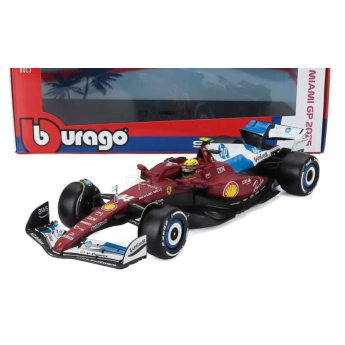 Модели на автомобили и мотоциклети модел 1/18 Scuderia Ferrari SF-25 Lewis Hamilton #44 Miami GP