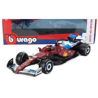 Модели на автомобили и мотоциклети модел 1/18 Scuderia Ferrari SF-25 Charles Leclerc #16 Miami GP
