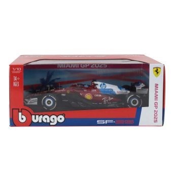 Модели на автомобили и мотоциклети модел 1/18 Scuderia Ferrari SF-25 Charles Leclerc #16 Miami GP