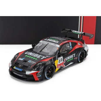 Модели на автомобили и мотоциклети модел 1/24 IXO Porsche 911 GT3 #69 Porsche cup - Zolder 2024