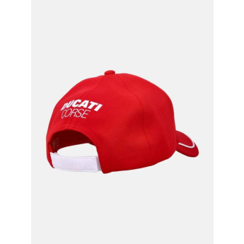 Ducati Corse баскетболна шапка с козирка Debossed Grid red 2026