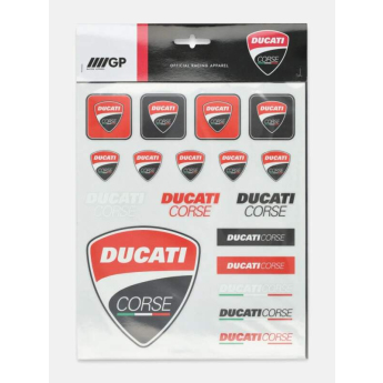 Ducati Corse големи стикери A4 official 2026