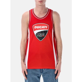 Ducati Corse мъжки потник big logo vertical stripes red 2026
