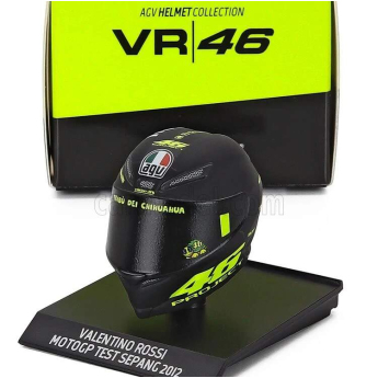 Модели на автомобили и мотоциклети модел на каска 1/10 Valentino Rossi MotoGP Test Sepang 2012