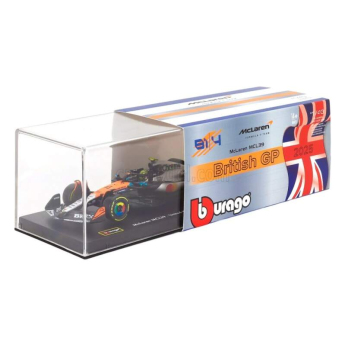 Модели на автомобили и мотоциклети модел 1/43 McLaren F1 MCL39 Lando Norris Silverstone #4 2025 Signature