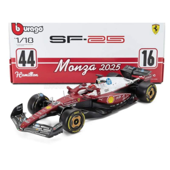Модели на автомобили и мотоциклети модел 1/18 Scuderia Ferrari SF-25 #16 Charles Leclerc Monza 2025