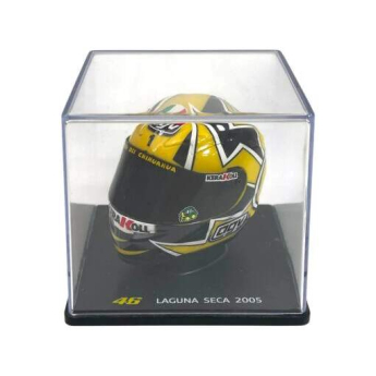Model přilby Moto GP Valentino Rossi Laguna Seca 2005 1:5