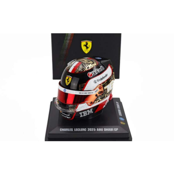 Model přilby Charles Leclerc - SF Abu Dhabi 2025 1:5 LookSmart