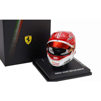 Модели на автомобили и мотоциклети модел на каска 1:5 Charles Leclerc - SF Las Vegas 2025