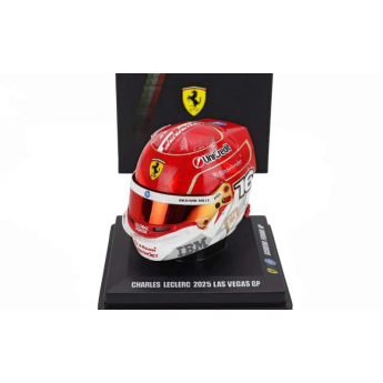 Model přilby Charles Leclerc - SF Las Vegas 2025 1:5 LookSmart