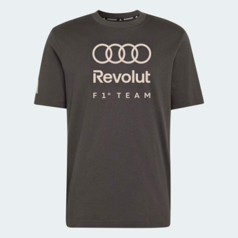 Audi F1 мъжка тениска DNA Graphic grey F1 Team 2026