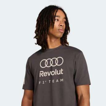 Audi F1 мъжка тениска DNA Graphic grey F1 Team 2026