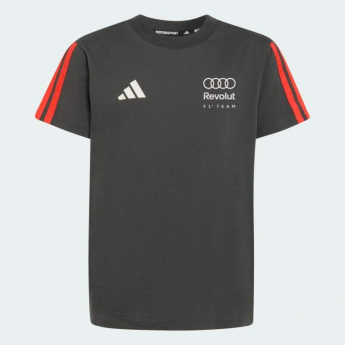 Audi F1 детска тениска DNA print grey F1 Team 2026