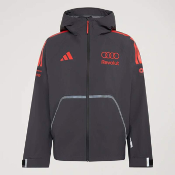 Audi F1 мъжко яке с качулка Mechanics Rain grey F1 Team 2026