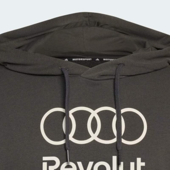 Audi F1 мъжки суитшърт с качулка DNA grey F1 Team 2026