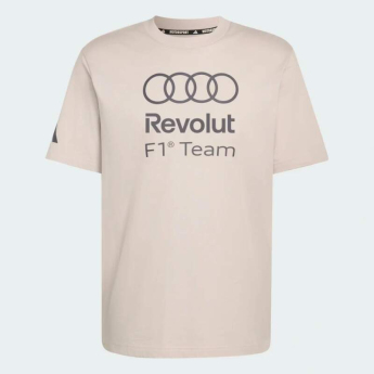 Audi F1 мъжка тениска DNA Graphic beige F1 Team 2026