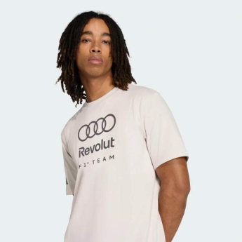 Audi F1 мъжка тениска DNA Graphic beige F1 Team 2026