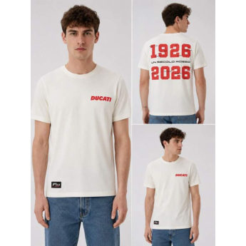 Ducati Corse мъжка тениска 100th years white