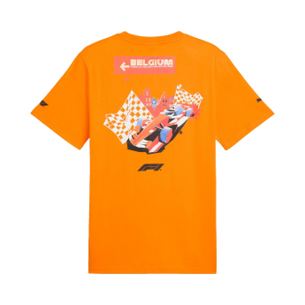 Formula 1 мъжка тениска GP Belgium orange 2026