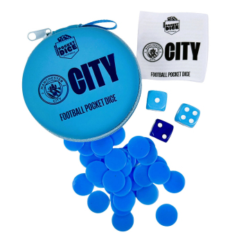 Manchester City настолна игра с кубчета Pocket Dice Game