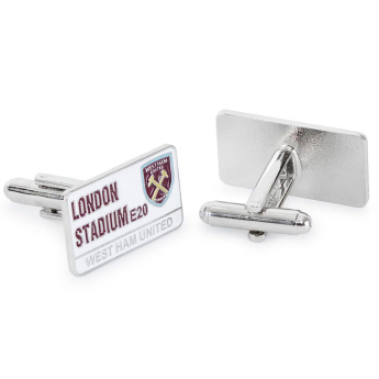 West Ham United копчета за ръкавели Street Sign Cufflinks