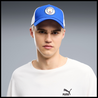 Manchester City баскетболна шапка с козирка King Trucker blue