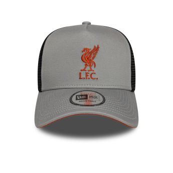 Liverpool FC баскетболна шапка с козирка 9forty Trucker grey