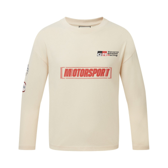 Toyota Gazoo Racing детска тениска с дълъг ръкав Engineer beige 2026