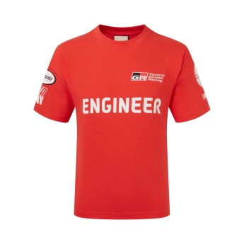 Toyota Gazoo Racing детска тениска Engineer red 2026