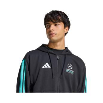 Mercedes AMG Petronas мъжки суитшърт с качулка DNA black F1 Team 2026