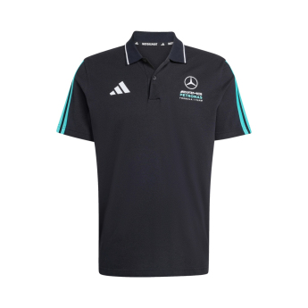 Mercedes AMG Petronas мъжка поло тениска DNA black F1 Team 2026