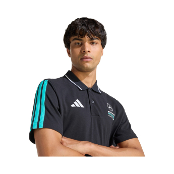 Mercedes AMG Petronas мъжка поло тениска DNA black F1 Team 2026