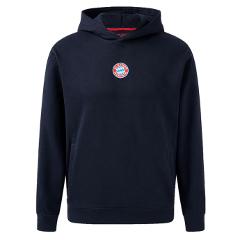 FC Bayern Munich детски суитшърт с качулка Essentials navy